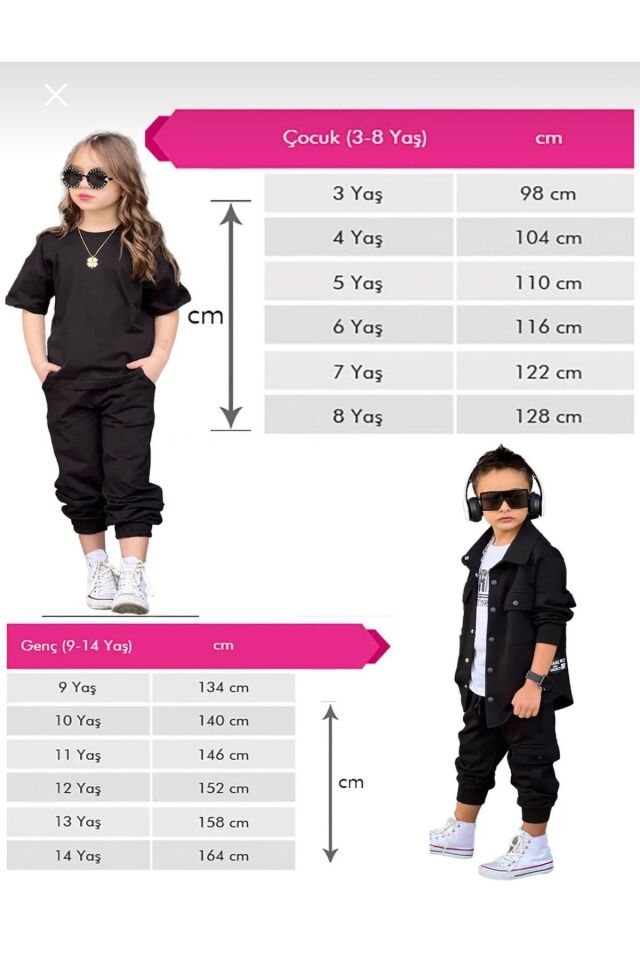 ceketli tül etekli kız takım bayramlık ikili takim 2li alt üst Pembe - 3-4 Yaş