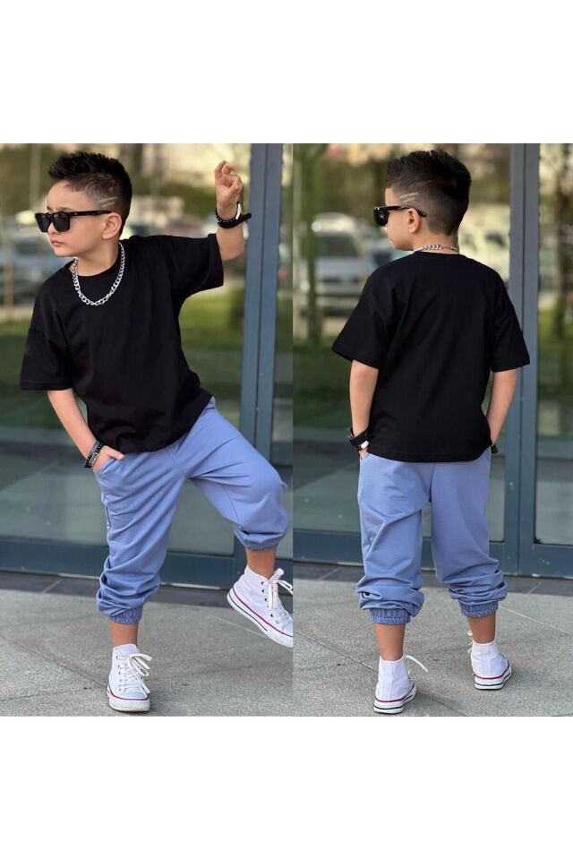 alt üst takım Ssiyah_mavi - 9-10 Yaş