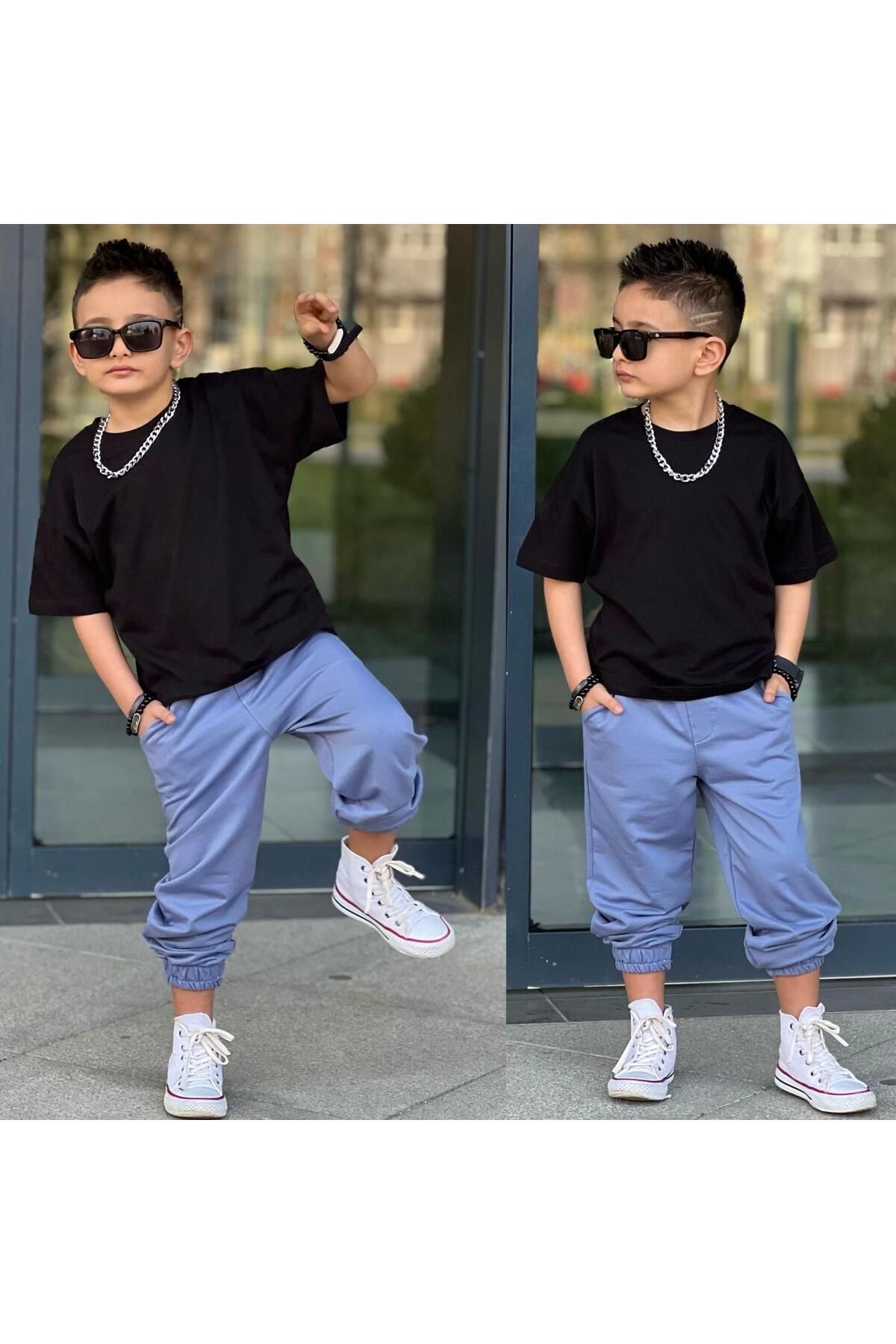 alt üst takım Ssiyah_mavi - 9-10 Yaş