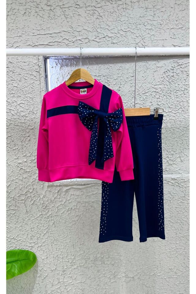 kurdale li taslı kız takım ikili FUŞYA - 9-10 Yaş
