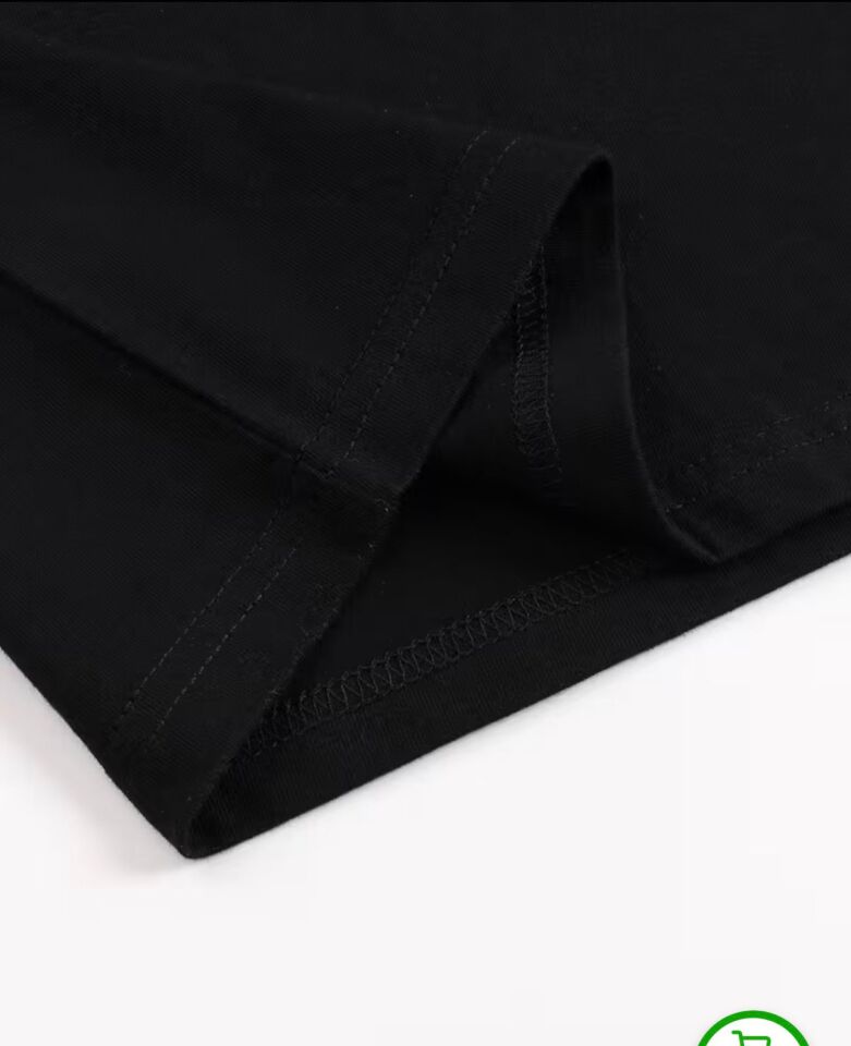 Erkek Çocuk Bisiklet Yaka En iyi kalite tasarım Düz Siyah Tişört. 100% pamuklu