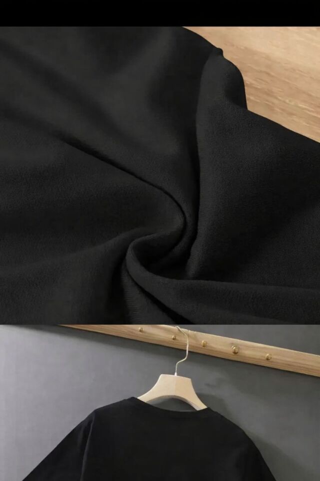 Erkek Çocuk Bisiklet Yaka En iyi kalite tasarım Düz Siyah Tişört. 100% pamuklu